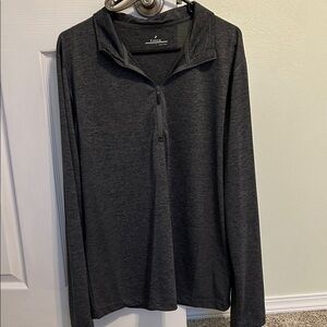 Waste Management Charcoal Quarter-Zip Pullover